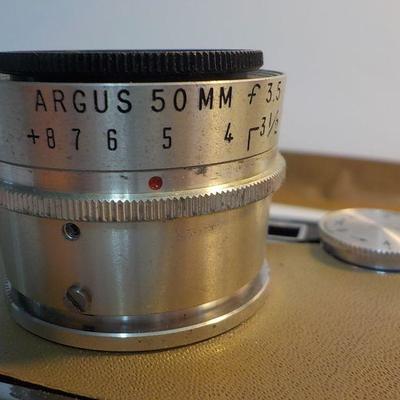 Vintage "Argus 35mm" camera.