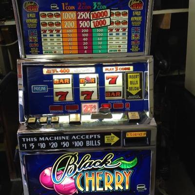 Vintage black cherry machine 