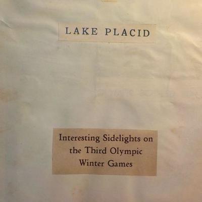 US. Olympic Racing team 1932, Complete covering news and letters and autographs.