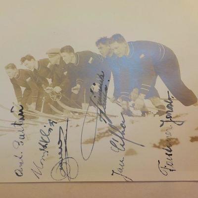 US. Olympic Racing team 1932, Complete covering news and letters and autographs.
