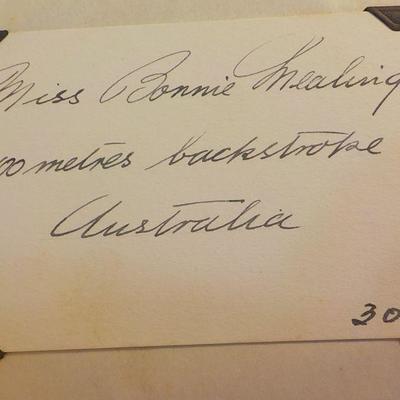 US. Olympic Racing team 1932, Complete covering news and letters and autographs.