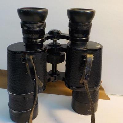 German WW2 Binoculars "Heliolith' Schutz A.G. Cassel & leather case.