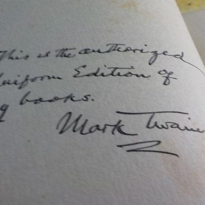 "" Mark Twain 1899  Vol. XXI,"