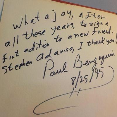 Signed "Holocaust!"  Boston Cocoanut Grove Fire by Paul Benzaquin (signed copy)