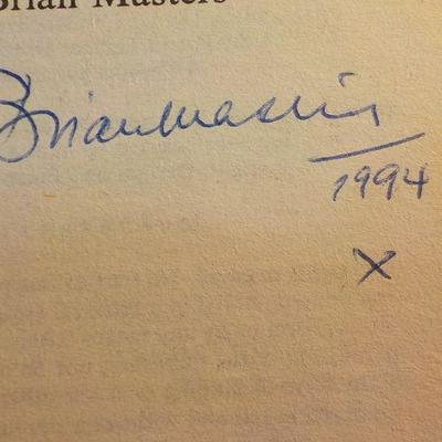 Signed " On Murder" by Brian Masters (signed copy)