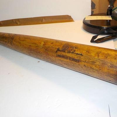 " Genuine Jackie Robinson Louisville Slugger" Pro model.