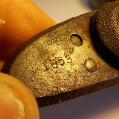 "US. Springfield 1863 Flint lock Rifle Hammer"