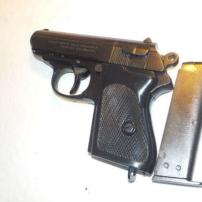 German Pistol demo 7.65 - Mod PPK. barrel blocked/no fire pin