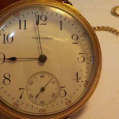 Waltham Gold pocket watch.