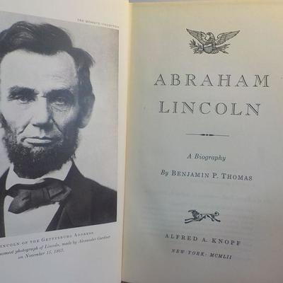 " Book of Abraham Lincoln by Benjamin Thomas. 1939.