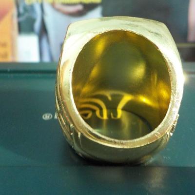 Reproduction of Ted Williams retire ring. 521 Home runs.