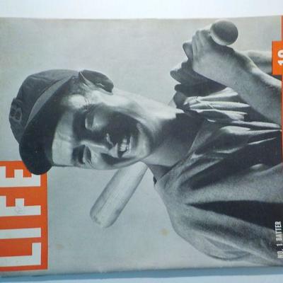 "Life Magazine 1941 Ted Williams on cover:" 