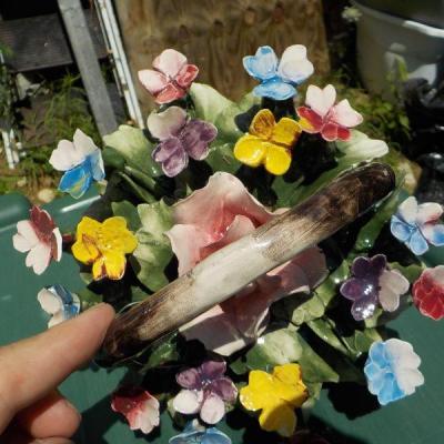 Large Vintage Capodimote Artificial Flower Bouquet.
