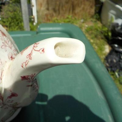 " Johnson Brothers Rose Chintz Coffeepot" 1940's Mark.
