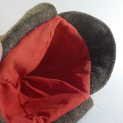 Russian Soldiers winter hat with ear covers.