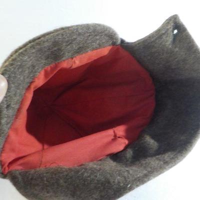 Russian Soldiers winter hat with ear covers.