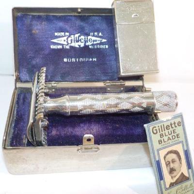 :" Vintage Bostonian Gillette Razo 1900's"