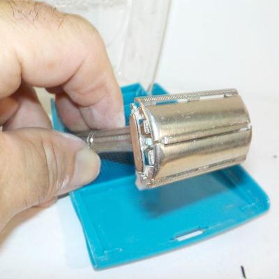 " Gillette Adjustable Razor with case.