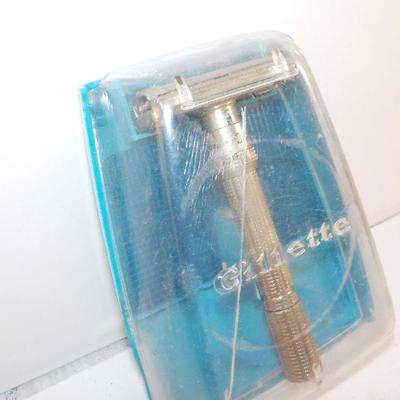 " Gillette Adjustable Razor with case.