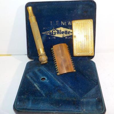"Vintage Gillette Gold  Razor".. 