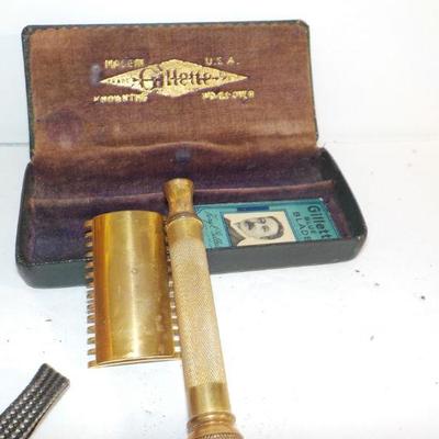 "Vintage Gillette Balanced razor" 1900's.