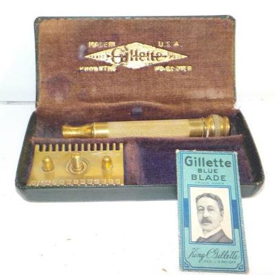 "Vintage Gillette Balanced razor" 1900's.