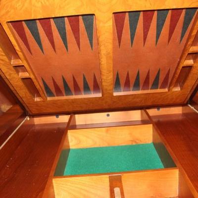 Walnut Game Table Directoire Style 