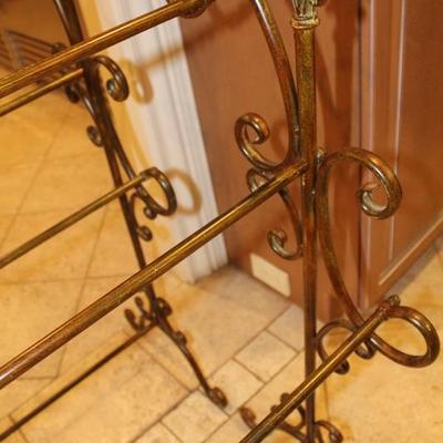 Pair of Cast Iron Quilt / Blanket Racks