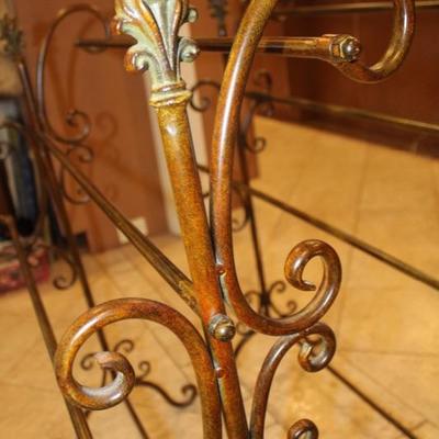Pair of Cast Iron Quilt / Blanket Racks