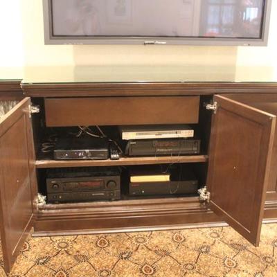Custom Designed 100â€ Entertainment Unit Console