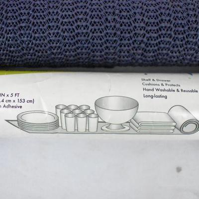 2 Packages of Non-slip Shelf Liner - One New, One Mostly Unused