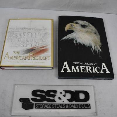 2 Large Coffee Table Books: The American President -to- The Wildlife of America