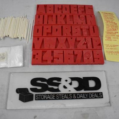 Alpha-bite Craft Maker Molds: 5 Molds, 35 Characters & Lots of Sticks & Bags