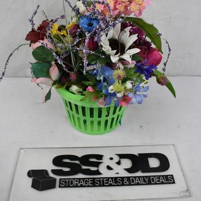 Container Full of Flower Pens