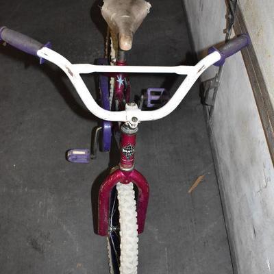 16" Girls Huffy Sea Star Bike - Used, Front Tire has a Slow Leak