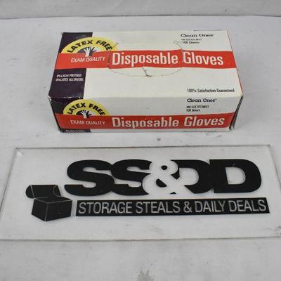 Mostly Full Box of Exam Quality Disposable Gloves