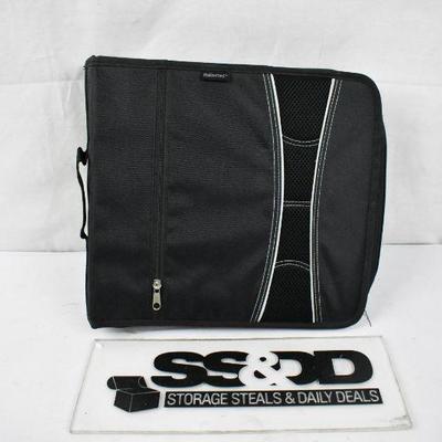 Black CD/DVD Organizer Bin, Includes 52 Discs Kids/Religious. Holds 200 discs