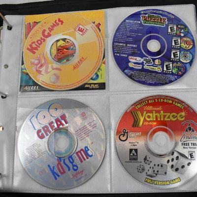 Black CD/DVD Organizer Bin, Includes 52 Discs Kids/Religious. Holds 200 discs