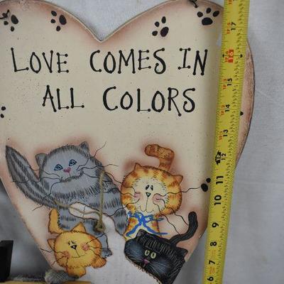 4 pc "Love" Wall Decor