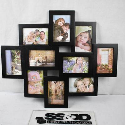 Wall Frame, Collage Style, holds Ten 4x6 images