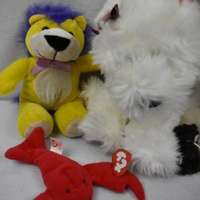 7 pc Misc Stuffed Animals