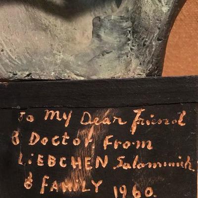 Bust of Man's Head by Sculptor Yucca Salamunich