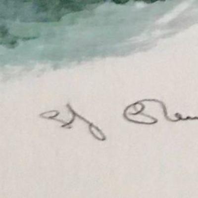 Sue Coleman Killer Whale Signed Lithograph