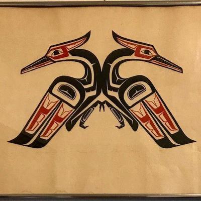 Clarence Wells Loon Signed Lithograph