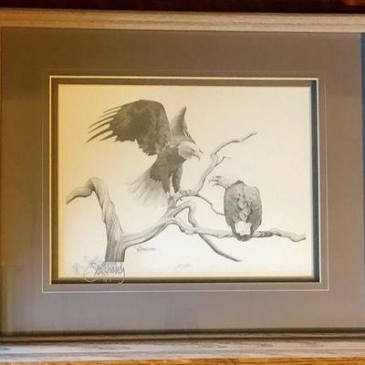 Scott Kennedy Bald Eagles Signed Print