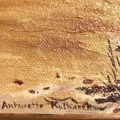 Antoinette Kulhanek After School Framed Oil Painting