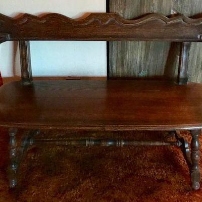Vintage Deacon's Bench