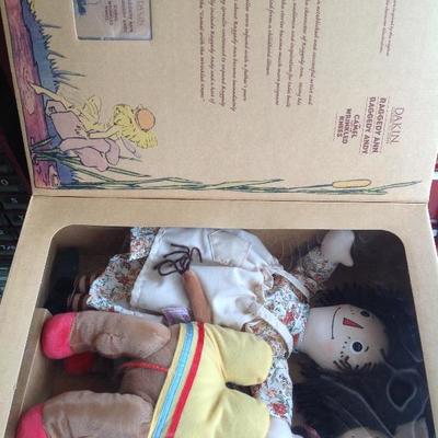 Raggedy Ann & Andy with coa