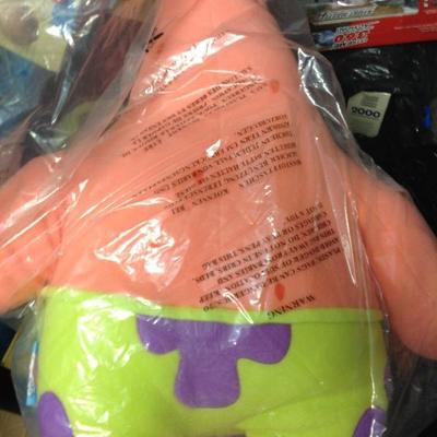 Spongebob squarepants Patrick cuddle pillow new