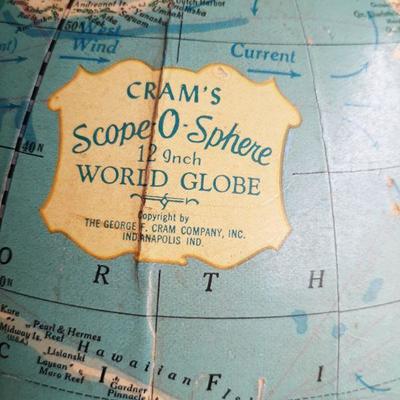 Vintage globe     (LOT 69)
